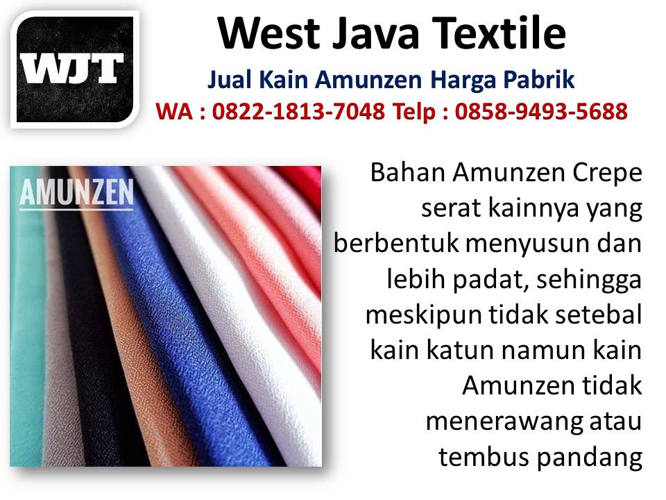 Bahan amunzen warna coklat susu - West Java Textile | wa : 085894935688 Bahan-amunzen-panas-tidak